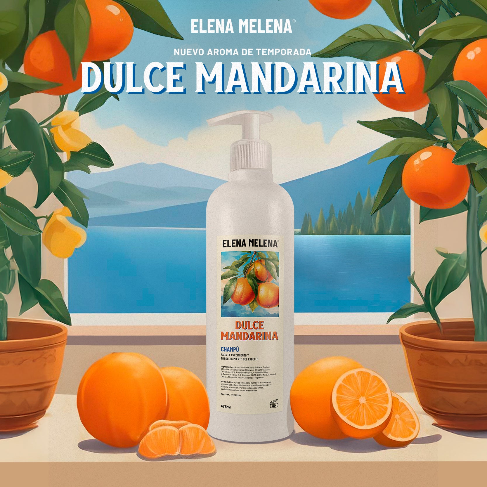 Champú de Crecimiento Dulce Mandarina