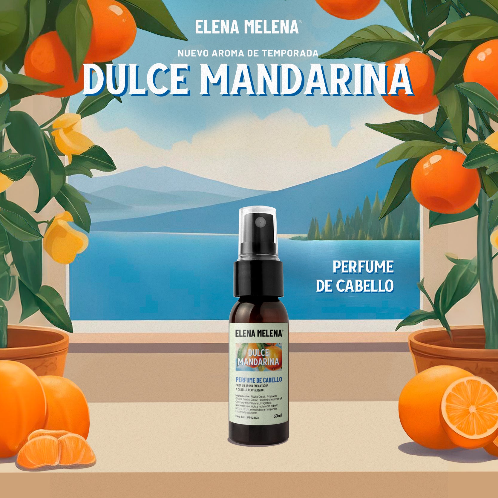 Perfume de Cabello Dulce Mandarina